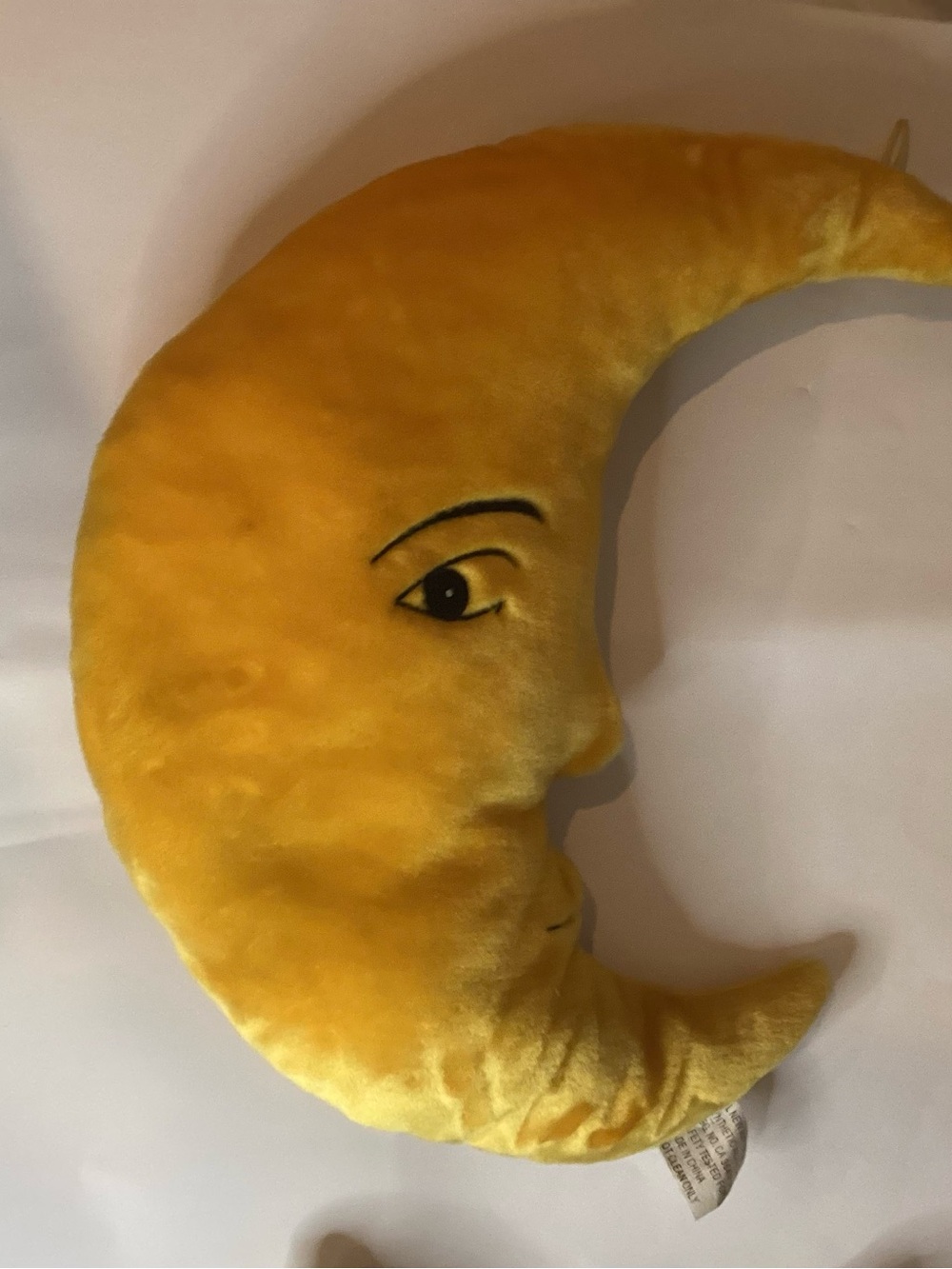 Bundle Pair Of Vintage Rare 90sCelestial Sun & Moon Face Plush Pillow Salamander - Picture 3 of 7
